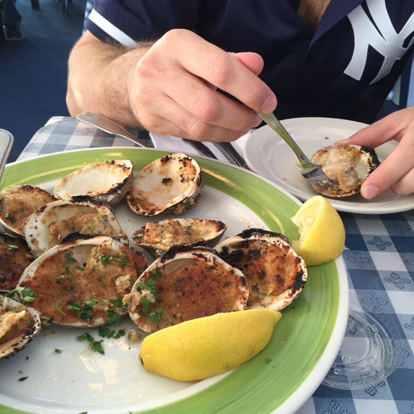 Surprisingly fresh baked clams at what you'd think was a cheesy "Little Italy" joint.  So fresh you tasted the seawater.  Great Bloody Mary, too.  Veal Parm was decent.