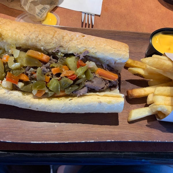 Love Italian beef! You have to get it dipped in Au Jus!