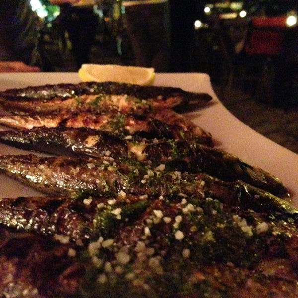 Try the grilled sardines. So yum!