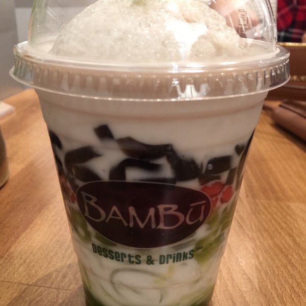 Photo taken at Bambū Desserts &amp; Drinks by Laura L. on 1/24/2015