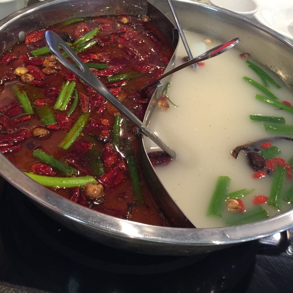 Photo taken at Little Sheep Mongolian Hot Pot by Laura L. on 2/2/2015