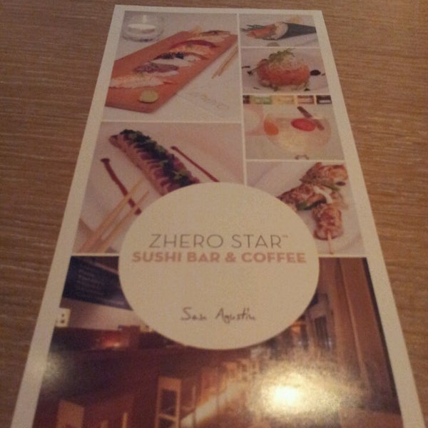 Foto tirada no(a) Zhero Star Sushi Bar &amp; Coffee por Arenal S. em 1/14/2014