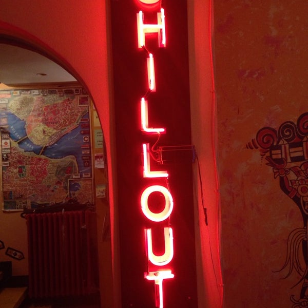 Photo taken at Chillout Hostel &amp; Cafe by Minko on 10/17/2014