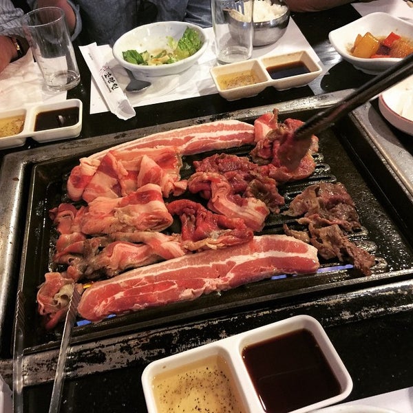 Photo taken at O Dae San Korean BBQ by Louie G. on 6/25/2015