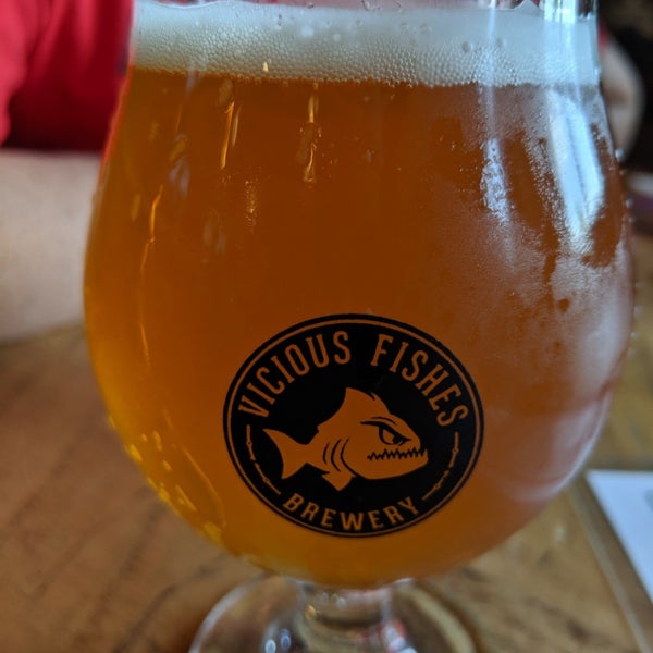 Photo taken at Vicious Fishes Brewery by Jason Y. on 5/18/2019