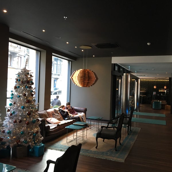 Photo taken at Motel One Brussels by Michèle L. on 12/17/2017