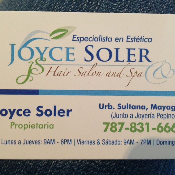Joyce Soler Hair Salon & Spa - Urb. Sultana