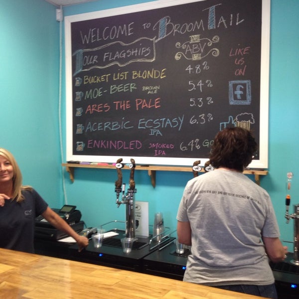 Photo taken at Broomtail Craft Brewery by chris f. on 5/17/2014