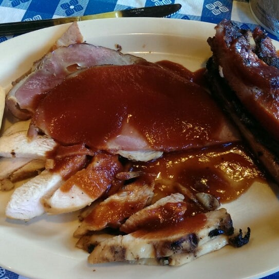 Photo taken at Dickey&#39;s Barbecue Pit by Bryan R. on 3/31/2014
