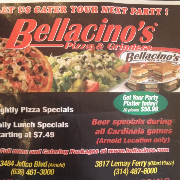 Bellacino's Pizza & Grinders 12 tips from 271 visitors