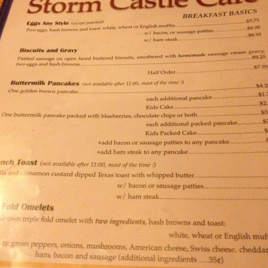 Photo taken at Storm Castle Cafe by Stephen S. on 12/10/2012