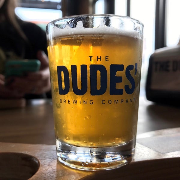 Photo taken at The Dudes&#39; Brewing Co. by Chris V. on 3/4/2019