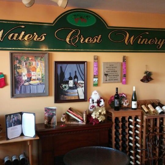 Photo taken at Waters Crest Winery by Andy F. on 1/10/2015