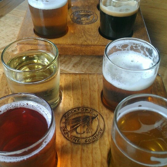 Photo taken at Rockford Brewing Company by Nicole C. on 3/22/2013