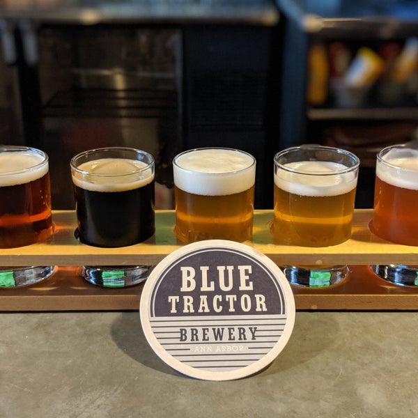 Photo taken at Blue Tractor BBQ &amp; Brewery by Dave B. on 8/17/2019