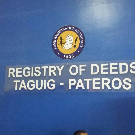 Registry of Deeds of Taguig City Bayani Road, Taguig City