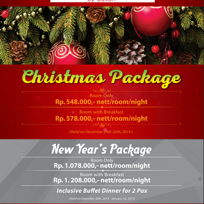Christmas and new year is coming...Spend your memorable night at favehotel Wahid Hasyim Jakata...BOOK NOW www.favehotels.com