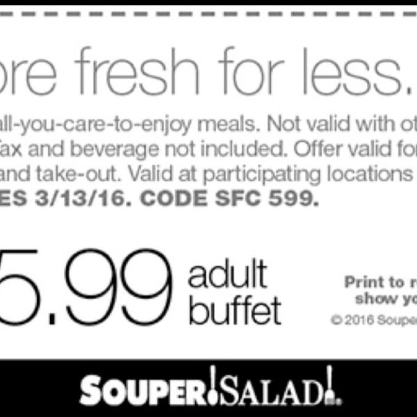 Souper Salad Lubbock 13 tips