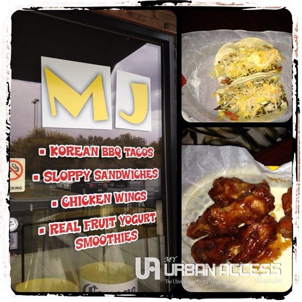 6/30/2013にMy Urban Access Magazine ..がMJ Korean Tacos &amp; Wingsで撮った写真