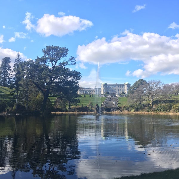 Photo taken at Powerscourt House and Gardens by Paulien N. on 3/24/2018