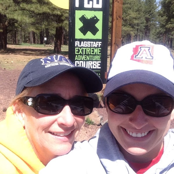 Photo taken at Flagstaff Extreme Adventure Course by Vickie D. on 5/9/2014