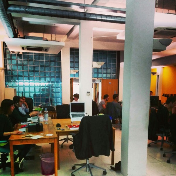 Photo taken at Citymapper HQ by Omid A. on 4/24/2014