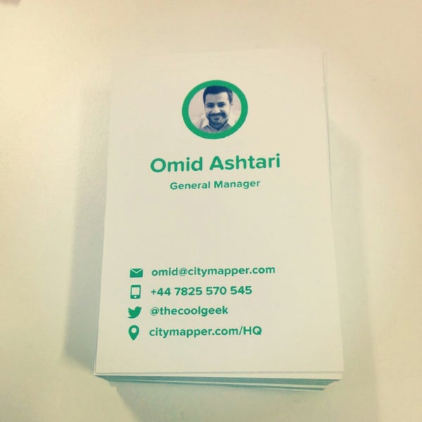 Photo taken at Citymapper HQ by Omid A. on 4/2/2014