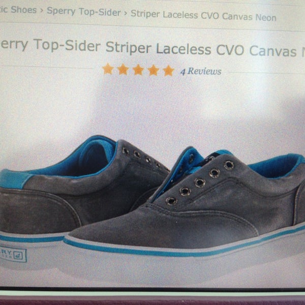 Sperry top shop sider laceless