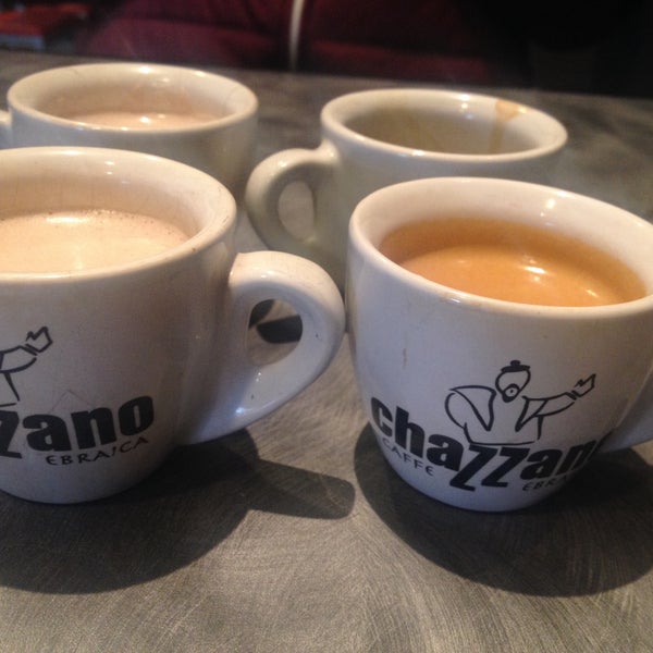 Photo taken at Chazzano Coffee Roasters by Matt C. on 1/4/2015