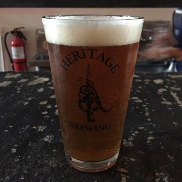 Photo taken at Heritage Brewing Co. by Bradley H. on 9/5/2015