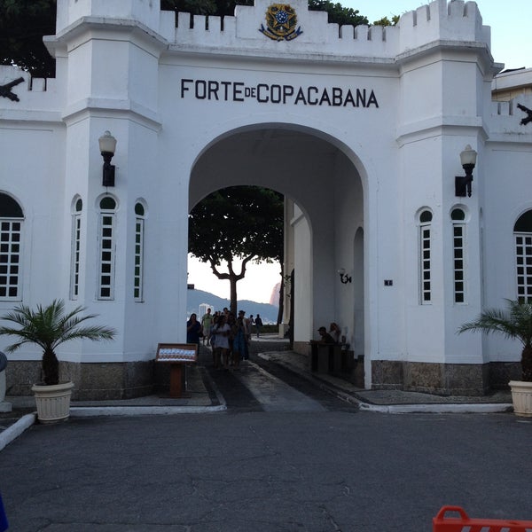 Photo taken at Fort Copacabana by Ariel V. on 5/4/2013