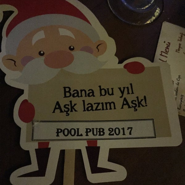Das Foto wurde bei Pool Pub von Özlem Ö. am 12/17/2016 aufgenommen