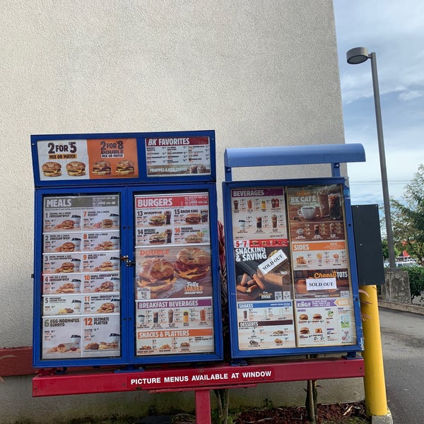 Burger King Fast Food Restaurant in Hilo