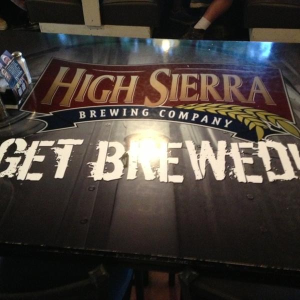 Photo taken at High Sierra Brewing Company by Scott B. on 8/26/2013