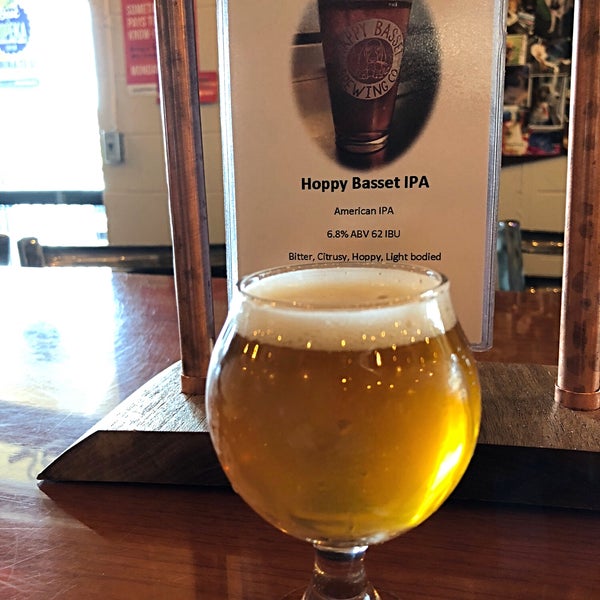 Photo taken at Happy Basset Brewing Company by Mike S. on 4/29/2018