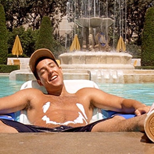 Adam Sandler's "Billy Madison" was filmed here! See him lounging in the fountain?