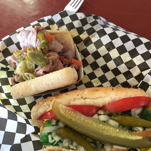 Photo taken at Roy&#39;s Chicago Dogs @ the Yard by jennifer on 5/28/2016