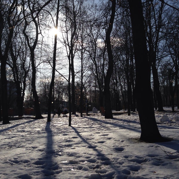 Photo taken at Shevchenko Park by Anna R. on 1/29/2016