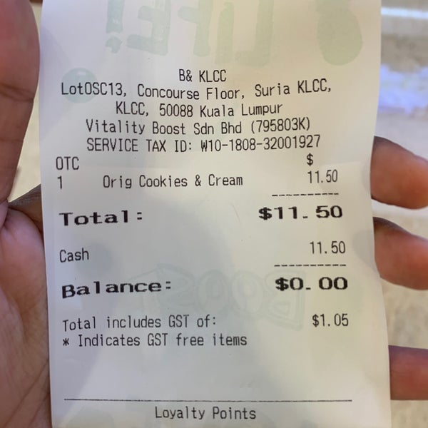 B By Boost Juice Bar Kuala Lumpur City Center Kuala Lumpur