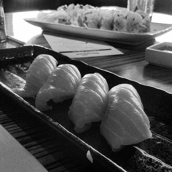 Photo taken at Stingray Sushi by Raquel M. on 7/6/2013