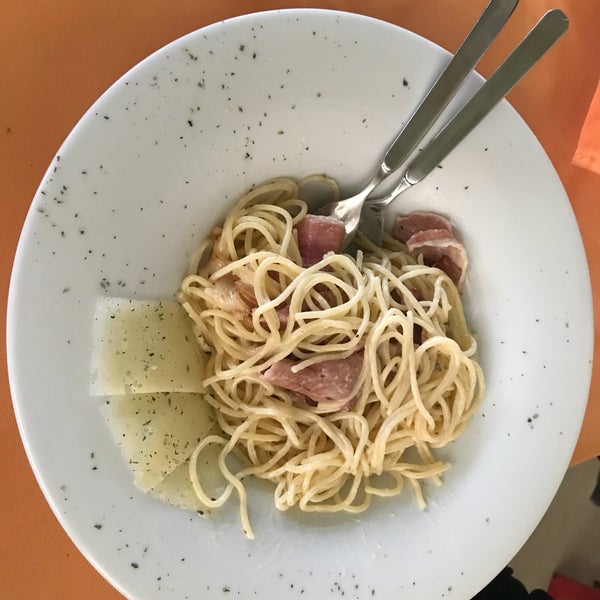 I ordered a carbonara and it was tasty!