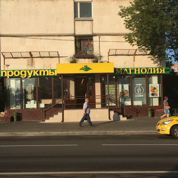 Магнитный пазл 27x18см."Магнолия, балтимор, город" на холодильник - купить в инт