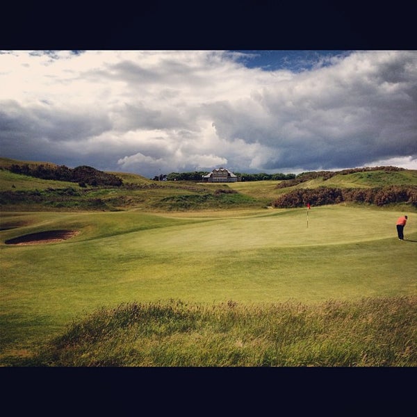 6/15/2013 tarihinde Mike M.ziyaretçi tarafından Kingsbarns Golf Course'de çekilen fotoğraf