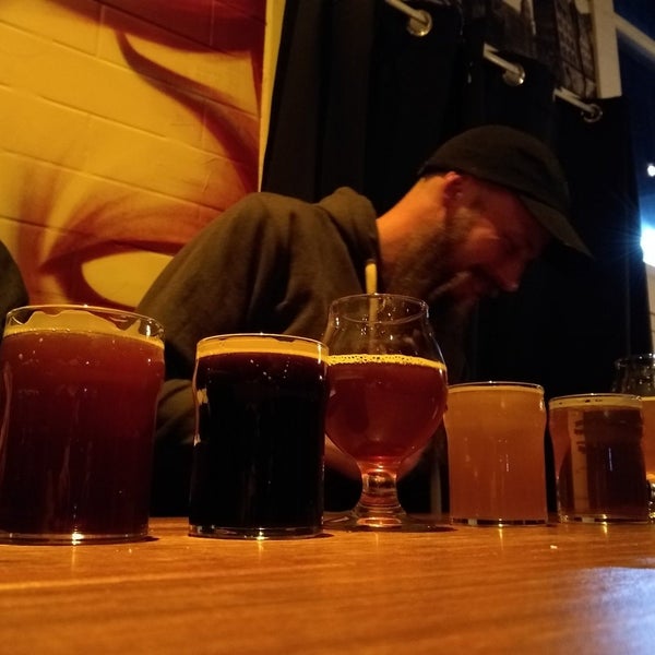 Photo taken at Hoi Polloi Brewpub &amp; Beat Lounge by Johan W. on 2/10/2020