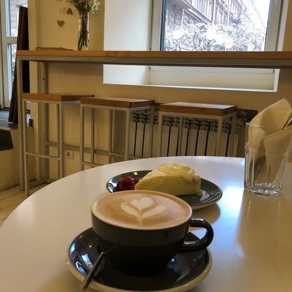 I tried the russian flourless cheesecake with warm cottage cheese and it was so perfect for such a cold morning! Coffee was great too. the staff were so friendly and helpful.