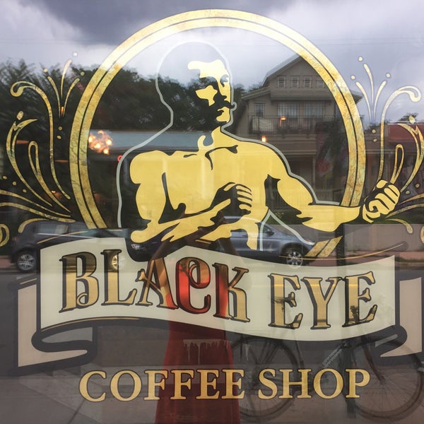 Photo taken at Black Eye Coffee Shop by Johanna E. on 8/12/2017