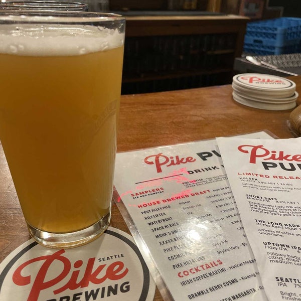 Photo taken at Pike Brewing Company by Calvin B. on 2/4/2023