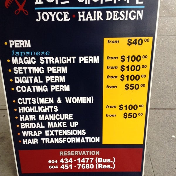 Joyce Hair Design - Renfrew-Collingwood - 5156 Joyce st.