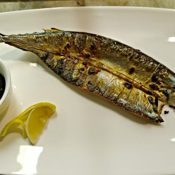 Sanma, seasonal air dry fish, grilled to perfection.