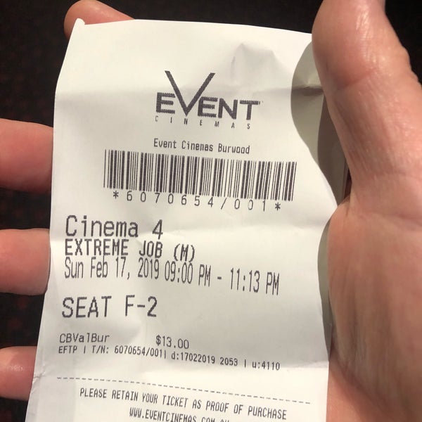 eVent Cinemas 100 Burwood Rd.
